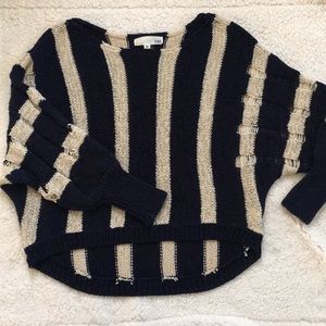 Distressed Crop Sweater